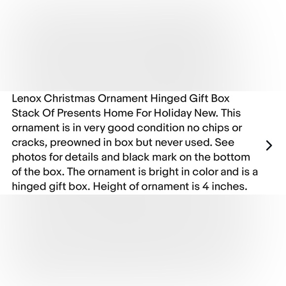 Perfect Lenox Hinged Christmas Gift Boxes Ornament Trinket Box - Picture 8 of 8
